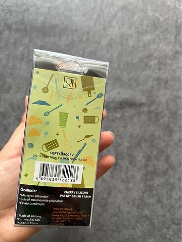 Tantitoni yumurta yağ sürme aparatı silikon fırça - Görsel 3