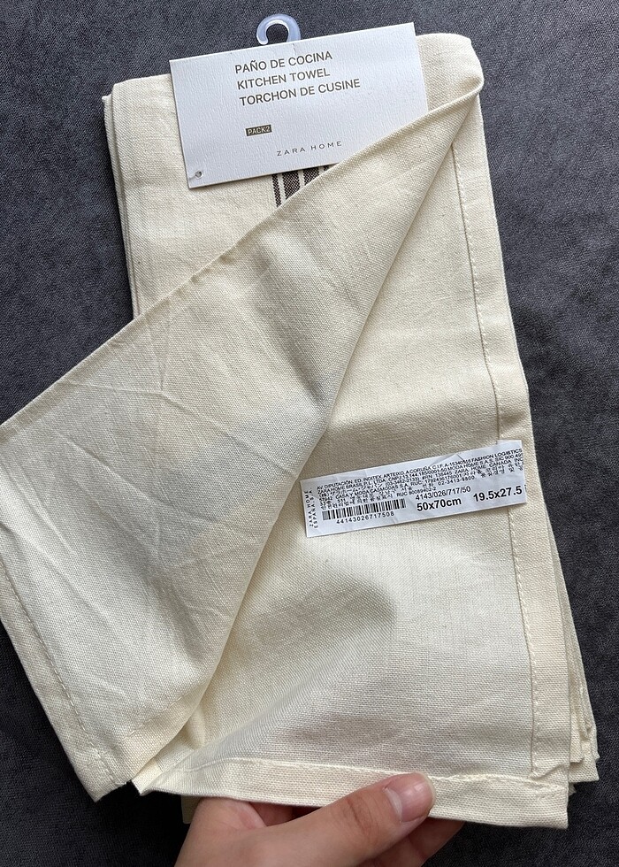 Zara home mutfak havlusu kurulama bezi - Görsel 3