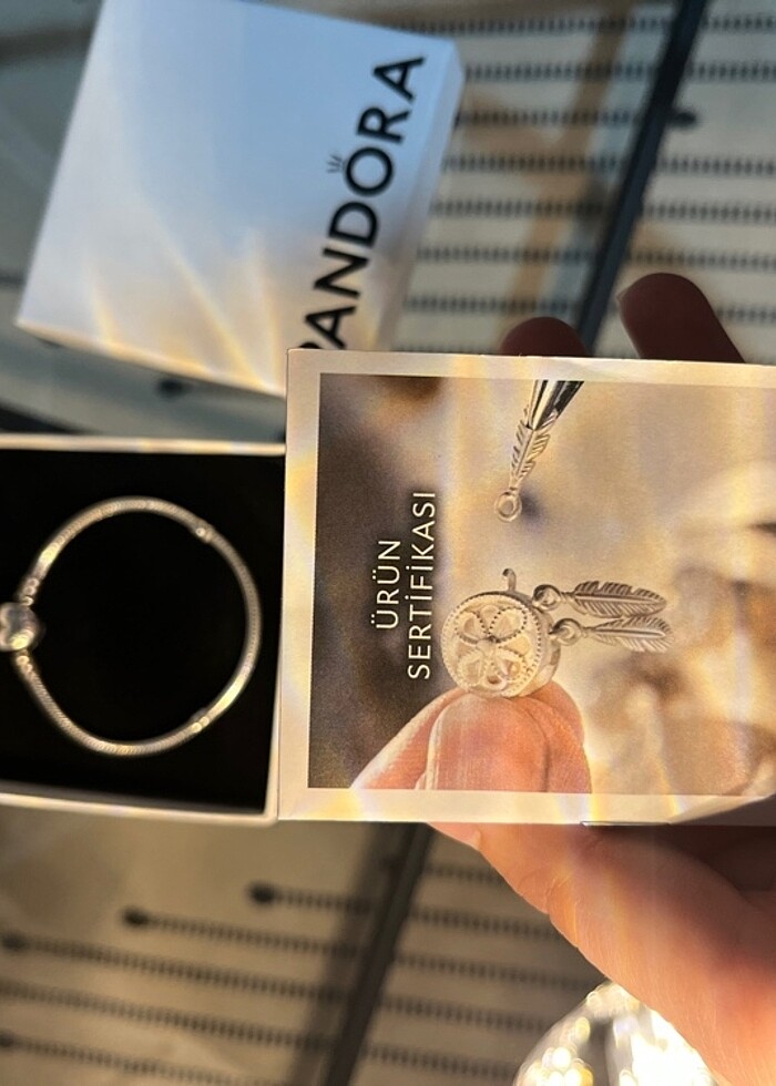 Pandora 18 cm bileklik - Görsel 2