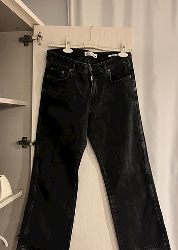 Zara Siyah Yuksek Bel Denim Jean Siklik Ve Rahatlik Bir Arada