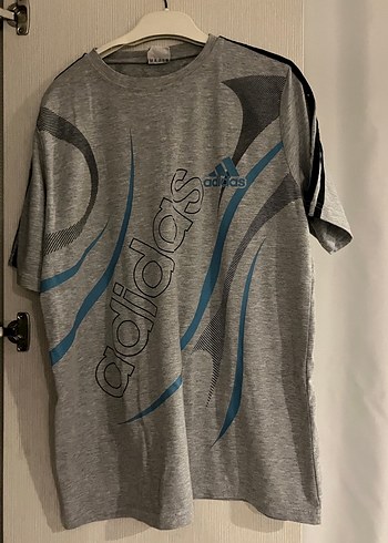 Adidas Gri Melanj Spor Tisort