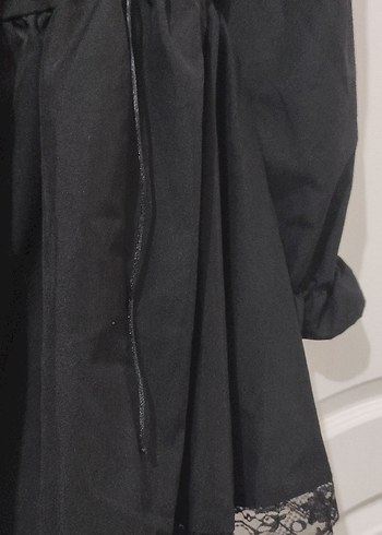 goth gotik lolita mini elbise - Görsel 6