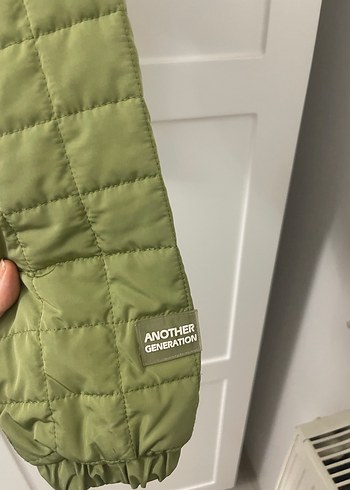s Beden Yeşil Kadın Fermuarlı Kısa Mont