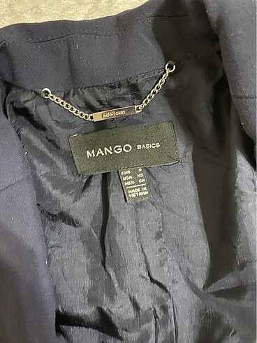36 Beden Mango Lacivert Blazer