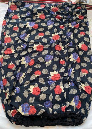 Çiçek Desenli Uzun Hamile Eteği - Görsel 2