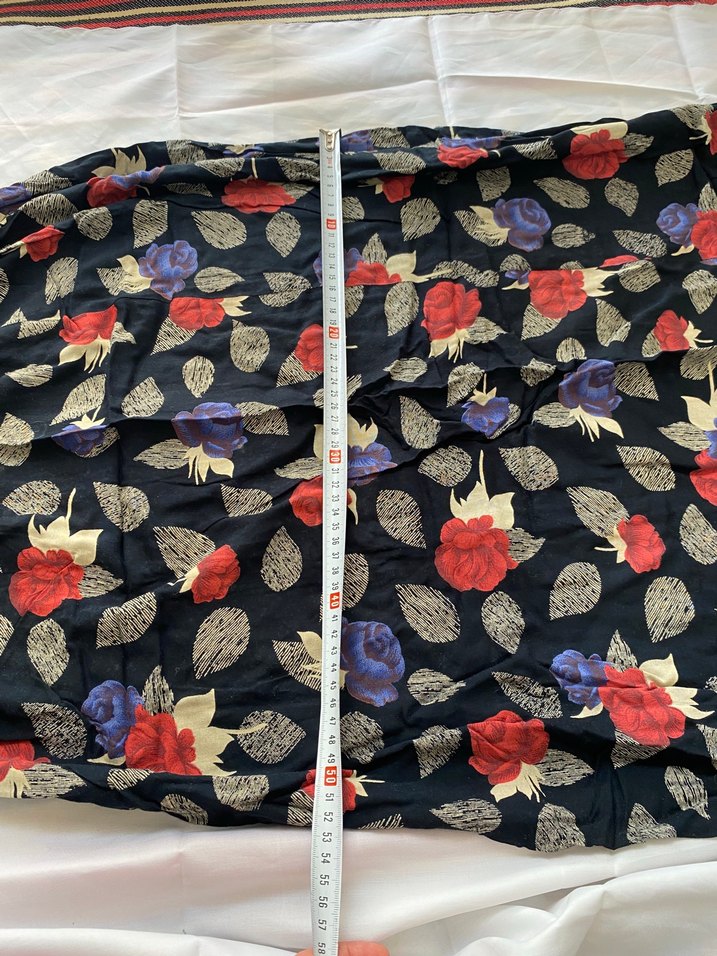 Çiçek Desenli Uzun Hamile Eteği - Görsel 4