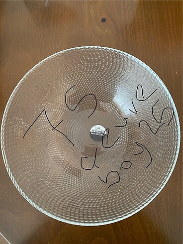 Cam servis tabağı