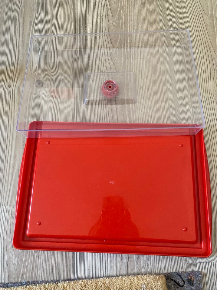 Parlak Kırmızı saklama kabı - Görsel 2