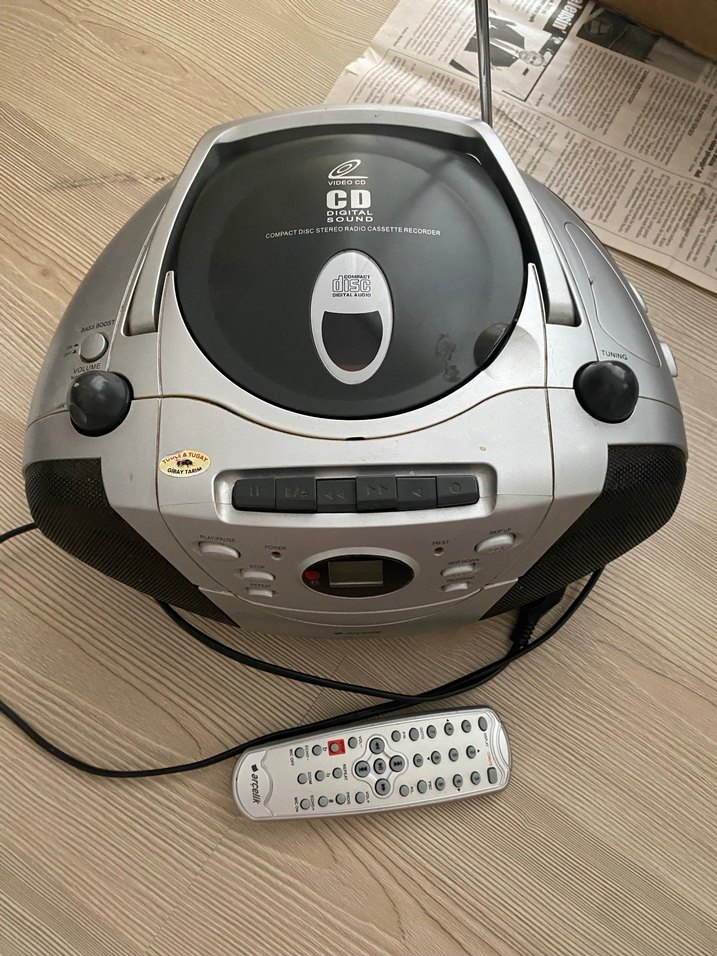 Gri Renkli Müzik Sistemi Kumandalı - Görsel 4