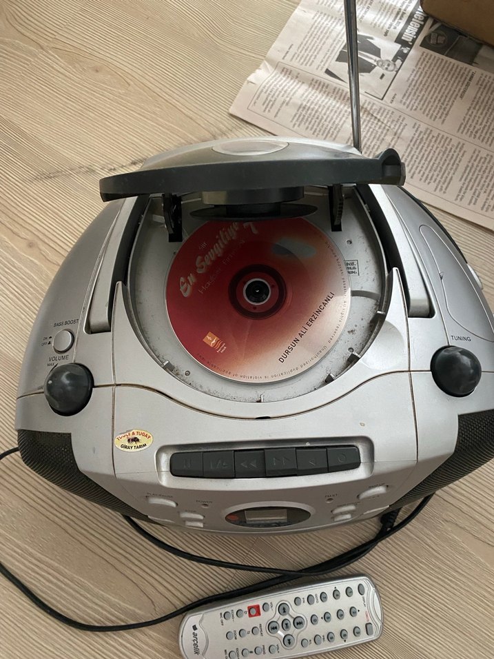 Gri Renkli Müzik Sistemi Kumandalı - Görsel 5