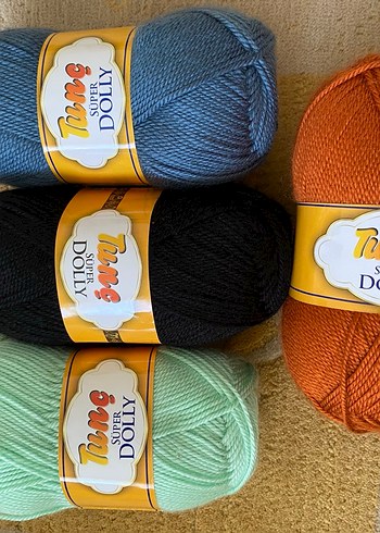 Renkli Tina Örgü İplik Seti - Görsel 2