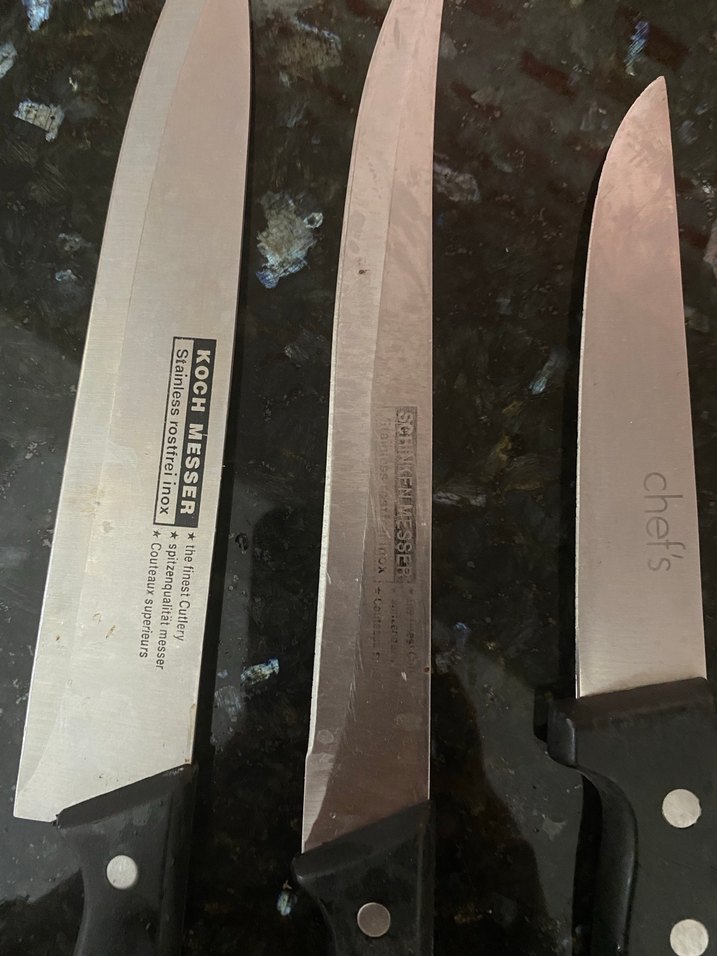 Siyah Saplı 4 Parça Mutfak Bıçak Seti - Görsel 3