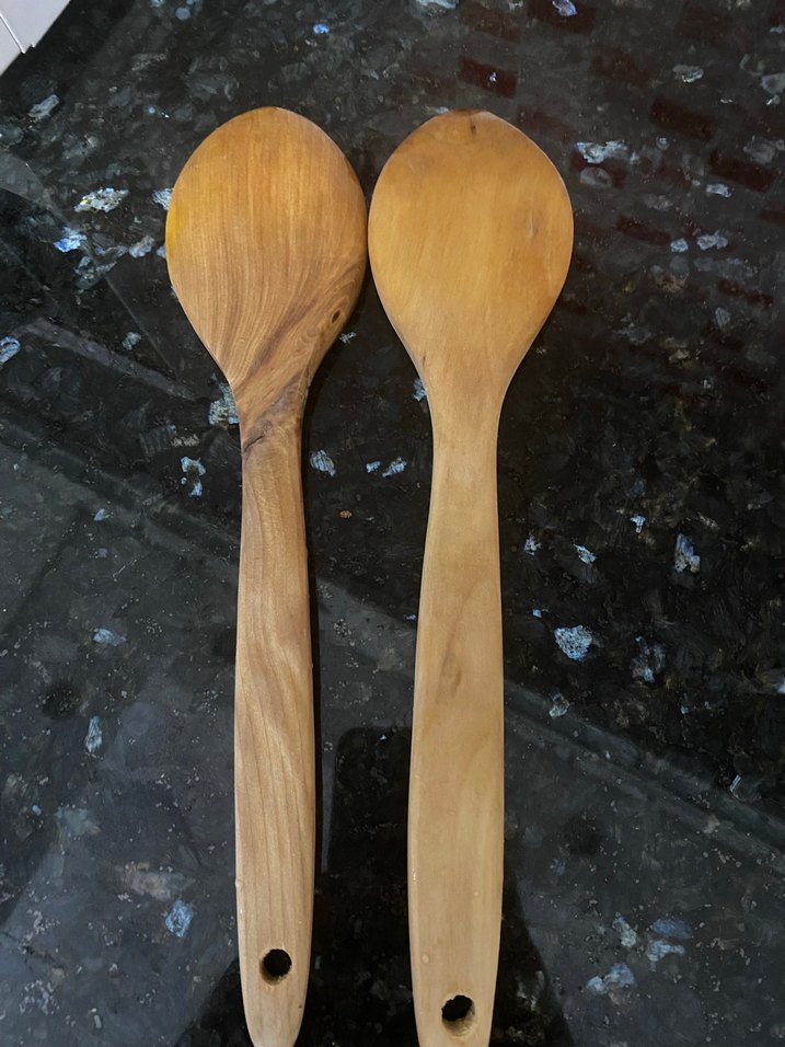 Bej Renkli Ahşap Kaşık Seti - Görsel 3