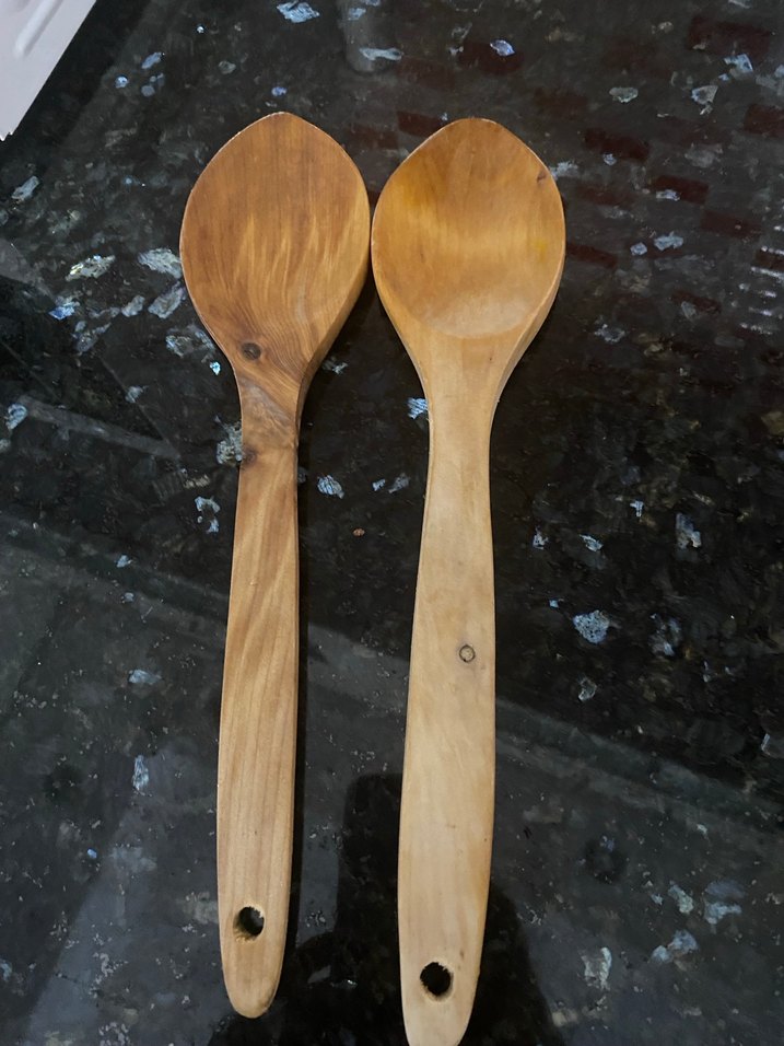 Bej Renkli Ahşap Kaşık Seti - Görsel 2