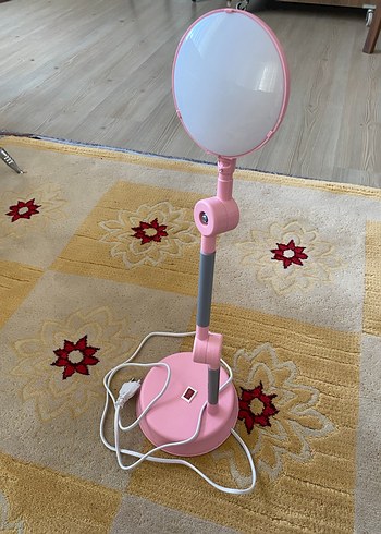Pembe Ayarlanabilir Masa Lambası - Görsel 4