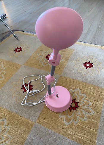 Pembe Ayarlanabilir Masa Lambası - Görsel 3