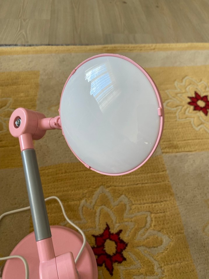 Pembe Ayarlanabilir Masa Lambası - Görsel 5