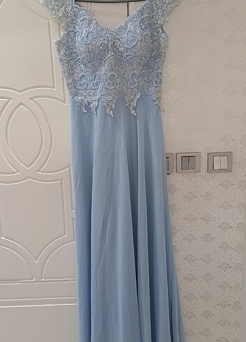 Diğer Bebek mavisi abiye