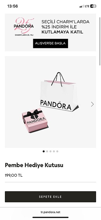 Beden Pandora kolye