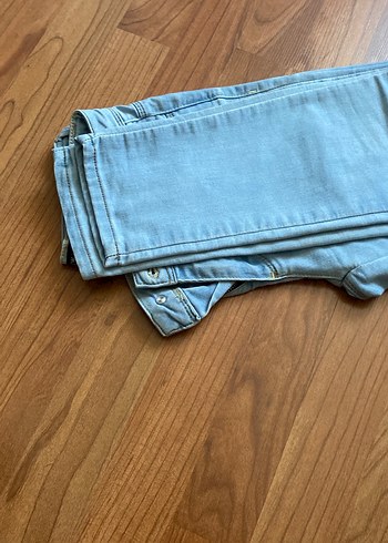Kadın Mavi Midi Kot Pantolon