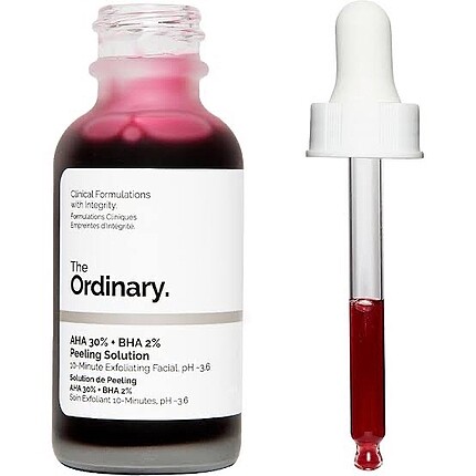 the ordinary aha bha kırmızı peeling