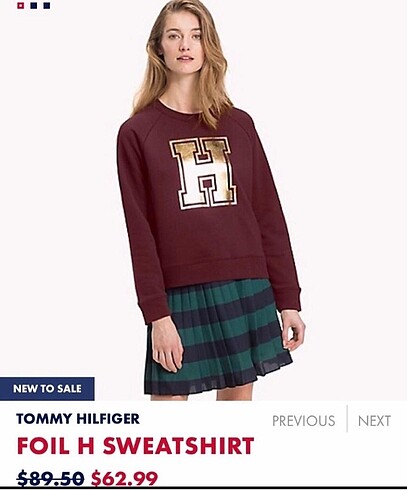 Tommy Hilfiger kolej sweatshirt
