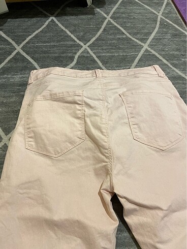 Yüksek bel toz pembe bayan pantolon 40 - Görsel 5