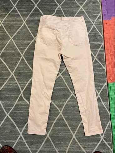 Yüksek bel toz pembe bayan pantolon 40 - Görsel 4