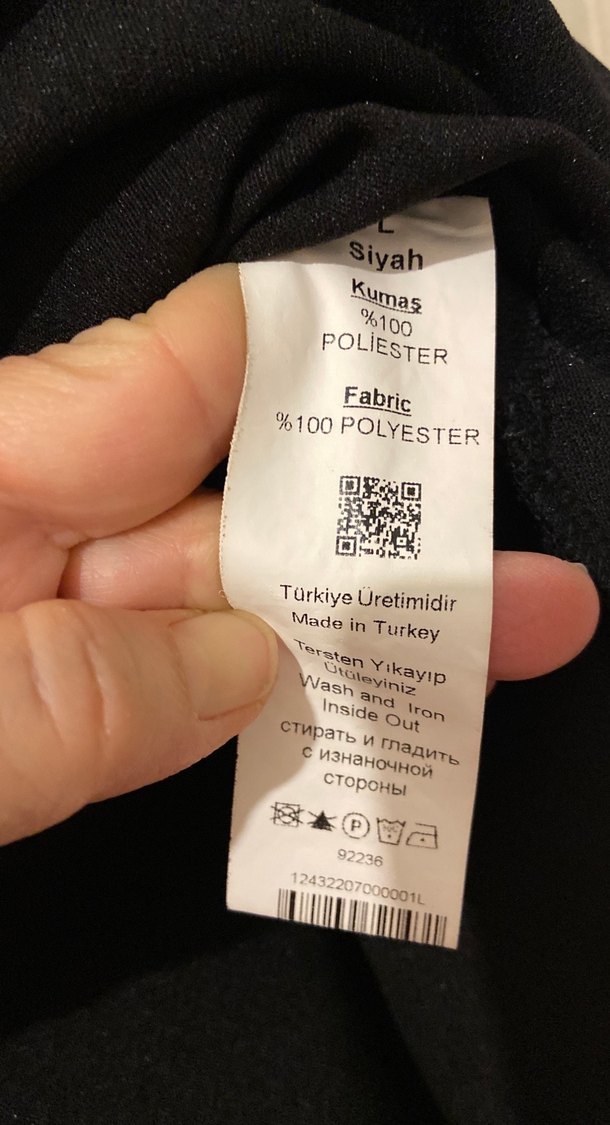 ADL bayan elbise L beden siyah - Görsel 2