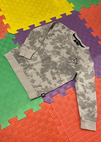 BJK  yuvası Gri Desenli Erkek çocuk Sweatshirt 6 yaş - Görsel 2