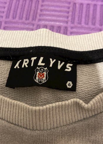 BJK  yuvası Gri Desenli Erkek çocuk Sweatshirt 6 yaş - Görsel 3