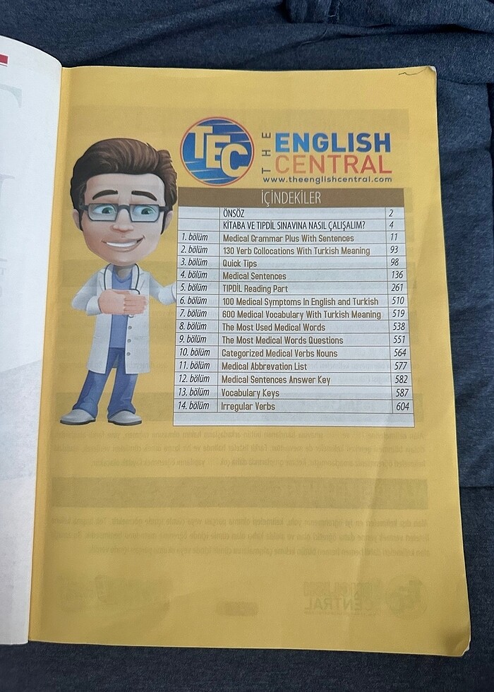 Tıpdil/yökdil kitap - Görsel 2