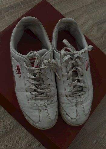 Kadın Beyaz Puma Sneakers Spor Ayakkabı - Görsel 2