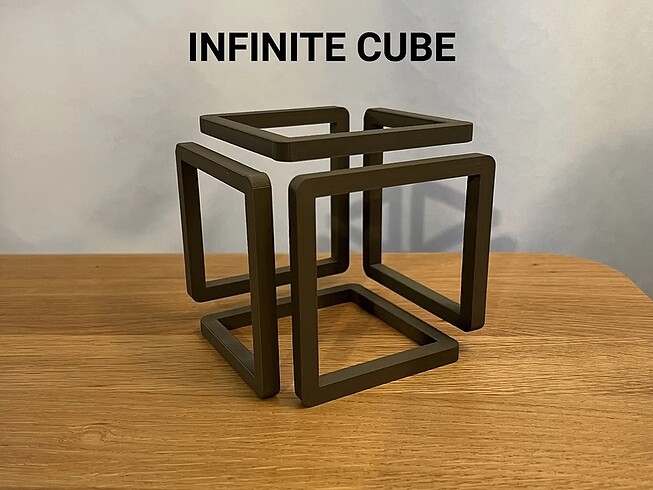 Sonsuz Küp infinite cube dekorasyon