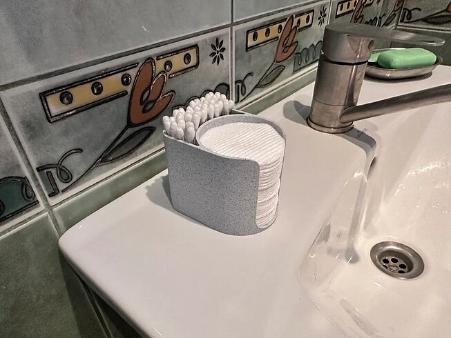  Beden Kulak Çubuğu Pamuk standı. Ev banyo dekorasyon