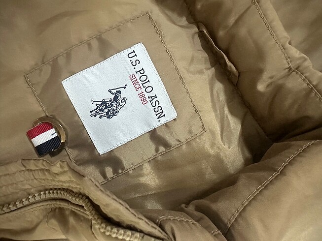 s Beden camel Renk U.s Polo Assn. Marka yelek