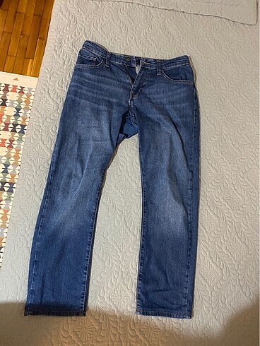 Mavi kot pantalon