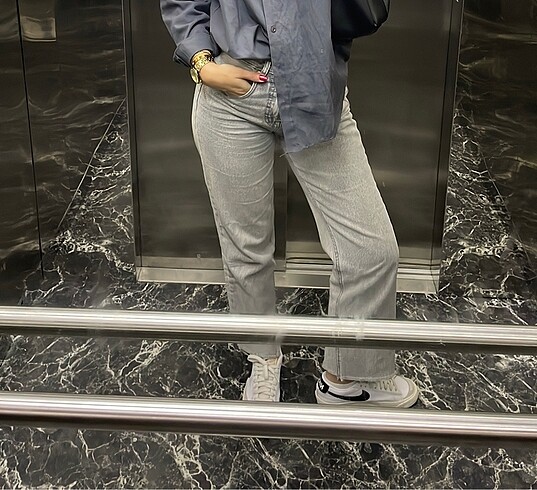 Stradivarius d96 stradivarius gri jean