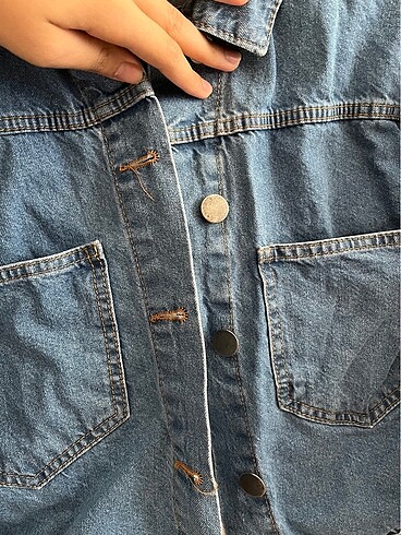 s beden kot ceket - Görsel 5