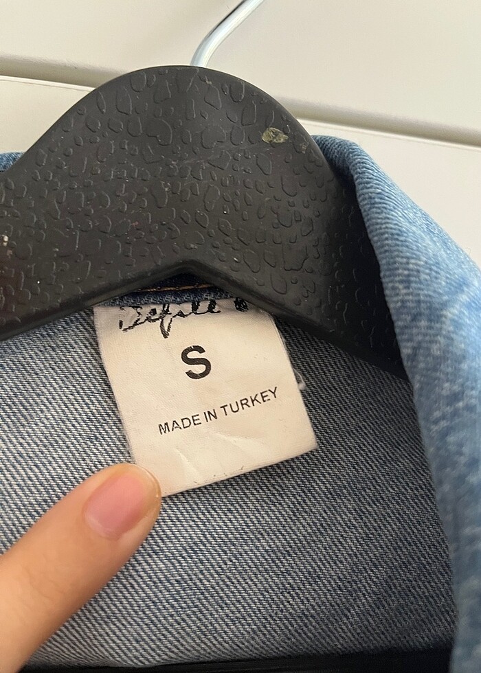 s beden kot ceket - Görsel 2