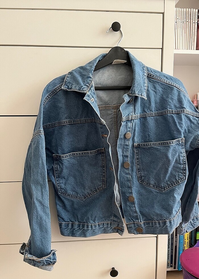 s beden kot ceket - Görsel 4