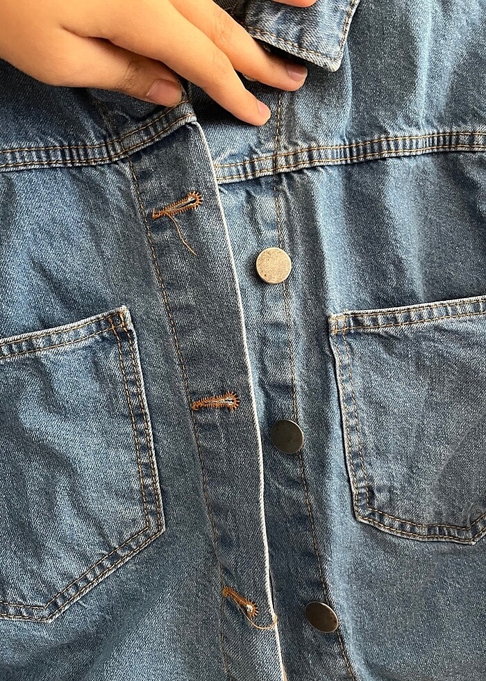 s beden kot ceket - Görsel 5