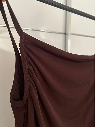 trendyolmilla kahve elbise - Görsel 5