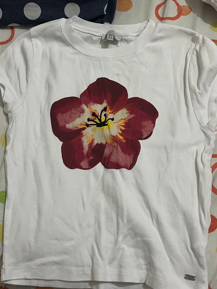 pull and bear çiçekli tshirt - Görsel 2