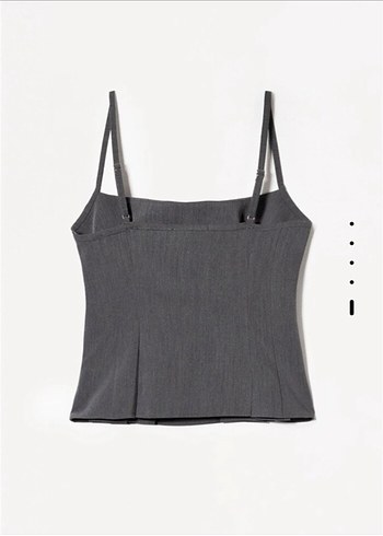 bershka gri bluz - Görsel 7