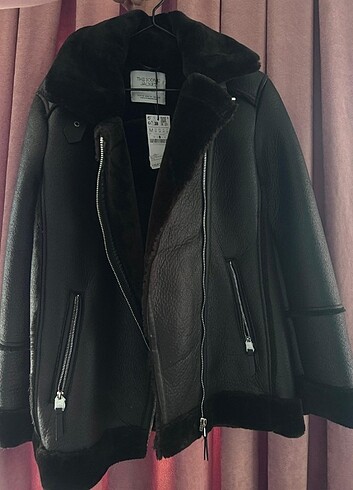 İçi suni Kürklü biker Ceket