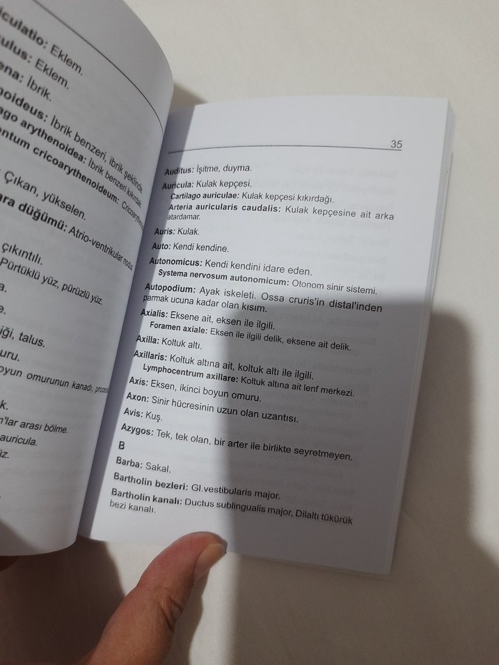 Anatomi Terimler Sözlüğü - Prof. Dr. Nejdet Dursun - Görsel 3