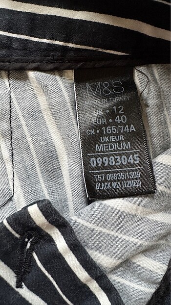 l Beden siyah Renk Marks and Spencer Pantalon