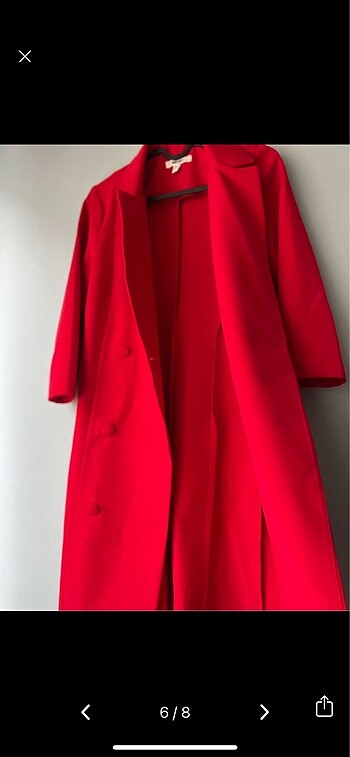 Koton Kırmızı Elbise - Görsel 5