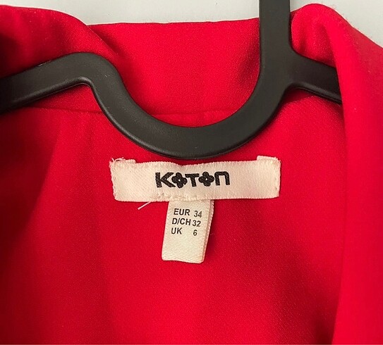 Koton Kırmızı Elbise - Görsel 7